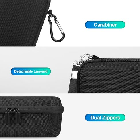 حقيبة حمل BOVKE لجهاز Garmin GPSMAP 64sx/66i/67/67i/66sr/66s/65s/78sc، Garmin inReach Explorer+ جهاز GPS محمول للمشي لمسافات طويلة وجهاز اتصال عبر الأقمار الصناعية، حقيبة شبكية تناسب كابل USB وملحقاته، أسود in Kuwait