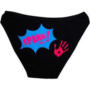 EBSEM SPANK Sexy Hipster Bikini Women's Funny Underwear Panties Briefs Lingerie