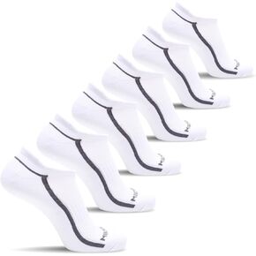 MIRMARU 6 أزواج من الجوارب القطنية المريحة للجري منخفضة القطع وقابلة للتنفس للرجال والنساء in Kuwait
