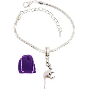 Kangaroo Bracelet - Great Australia Gifts of Kangaroo Jewelry with a Baby Kangaroo in a Kangaroo Pouch as Great Australian Jewelry of Australian Animal or Australian Gifts and Australian Souvenirs