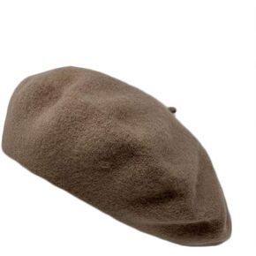 French Casual Classic Solid Women Wool Beret Hat