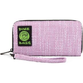 Dime Bags Wristlet Wallet - RFID-Blocking Carrying Case with Secure Zipper and Wristlet Loop (Black) in Saudi Arabia