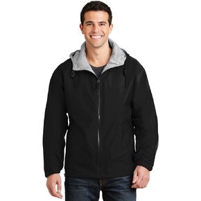 Port Authority Team Jacket XL Black/Light Oxford