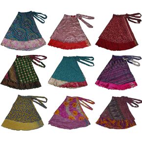 Wevez® Women's Plus Size Sari Magic Skirt, One Size, Assorted