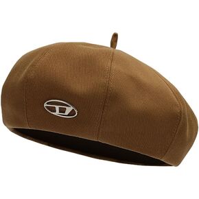 Artist Beret Cap for Women Cabbie Painter Fashion Adjustable Paperboy Hat with Metal Decorative