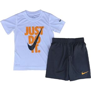 Nike Boy's Dri-FIT Just Do It Graphic T-Shirt & Shorts Two-Piece Set (Little Kids)