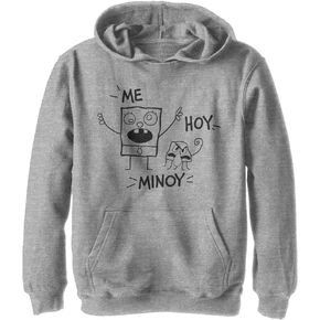 Nickelodeon Kids' Spongebob Squarepants Doodlebob and Squid Youth Pullover Hoodie