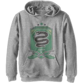 Harry Potter Kids Deathly Hallows Slytherin Shield Youth Pullover Hoodie