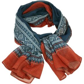 Marius Pattern Soft & Elegant Spring/Summer Lightweight Neck Scarf/Shawl For Women By Flaaronning