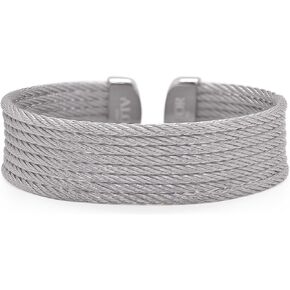 Cable Cuff Essentials 8 Row Cuff - Stainless Steel Cuff Bracelets for Woman - Brazaletes para Mujer - Women's Cuff Bracelets