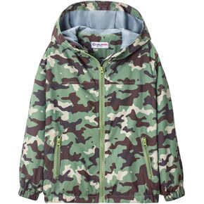 WELAKEN Lightweight Jacket for Boys Kids & Toddler II Girls' Print Water-resistant Jacket