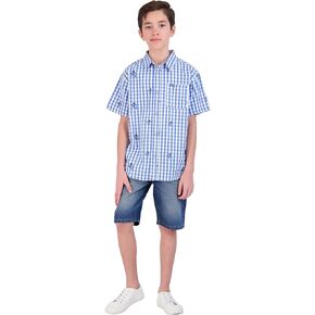 TONY HAWK Boys Short Set for Kids | 2 Piece Short Sleeve Button Front Shirt and Woven Short for Boys