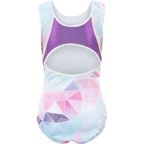 Starry Girls Gymnastics Leotards Ballet Dancewear 5-14Years Sparkly Training Costumes