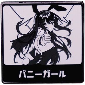 Rascal Does Not Dream of Bunny Girl Senpai Anime Manga 1.2" Enamel Pin Badge