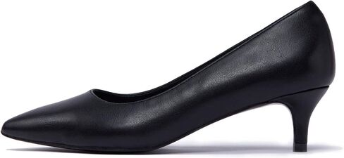 GENSHUO Womens Kitten Heels,Classic 2 Inch Low Heel Pumps Slip On Closed Pointed Toe Pumps Office Work Dress Heeled Pump Shoes in Saudi Arabia