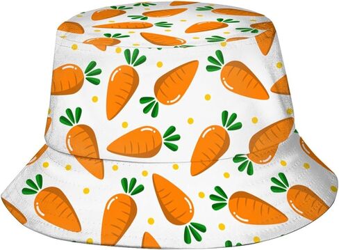 أرنب دلو القبعات مضحك عيد الفصح الأرنب طباعة الصيف قبعة الشمس Packable في الهواء الطلق السفر الشاطئ قبعة صياد in Kuwait