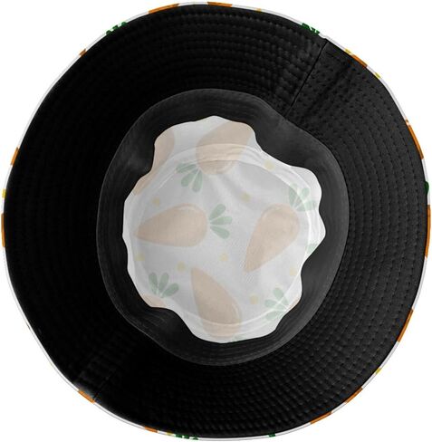 أرنب دلو القبعات مضحك عيد الفصح الأرنب طباعة الصيف قبعة الشمس Packable في الهواء الطلق السفر الشاطئ قبعة صياد in Kuwait