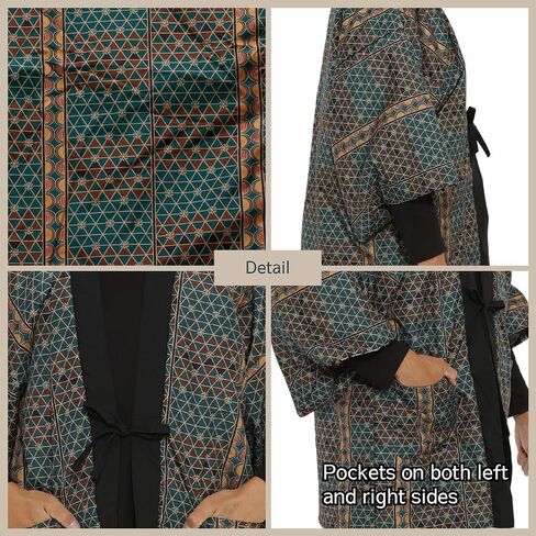 النمط الياباني Hanten غسيل يدوي ذو وجهين لا يمثل مشكلة، مقاس واحد يناسب الجميع من البوليستر للرجال in Kuwait