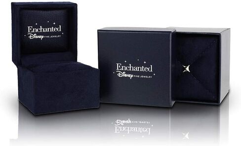 Jewelili Enchanted Disney Fine Jewelry 14K Rose Gold Over Sterling Silver with Black Rhodium Oval Created Pink Sapphire and 1/4 Cttw Treated Black Round Diamond Maleficent Ring in Saudi Arabia
