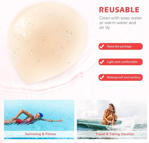 VALICLUD 2pcs Camel Toe Silicone Concealer Reusable Seamless Invisible for Women Wear Under Leggings Activewear Swimwear L in Kuwait