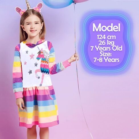 VIKITA Girls Dress & Socks LH7600+F5007 5T in Saudi Arabia