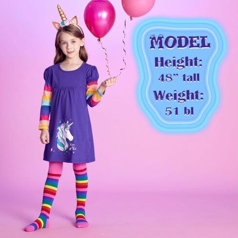 VIKITA Girls Dress & Socks LH7600+F5007 5T in Saudi Arabia