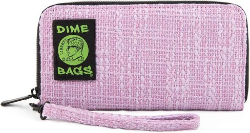 Dime Bags Wristlet Wallet - RFID-Blocking Carrying Case with Secure Zipper and Wristlet Loop (Black) in Saudi Arabia