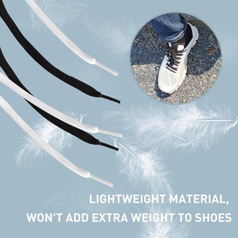 1/4" Flat Thin Shoe Laces, Original Athletic Shoelaces Shoe Strings Replacement Laces for On Cloud Sneakers in Saudi Arabia