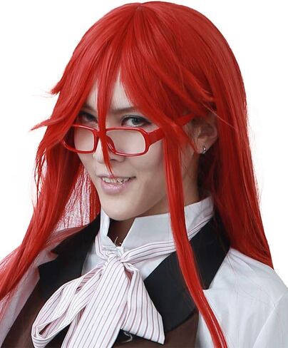 miccostumes Men's Black Butler Grell Sutcliff Cosplay Wig in Saudi Arabia