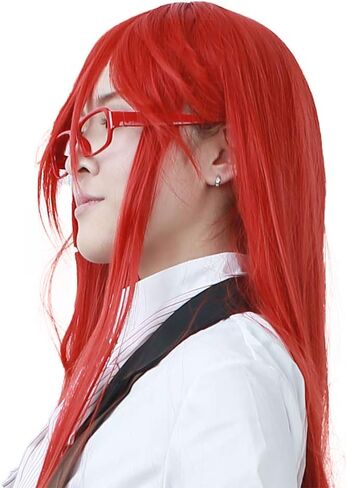 miccostumes Men's Black Butler Grell Sutcliff Cosplay Wig in Saudi Arabia