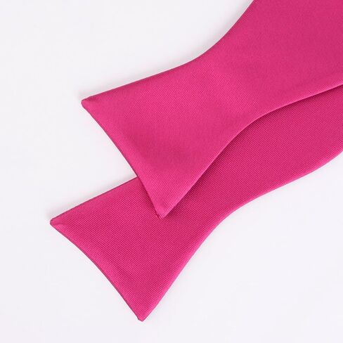 Alizeal Men's Self-tied Solid Color/Animal Pattern Bow Tie and Pocket Square Set in Kuwait