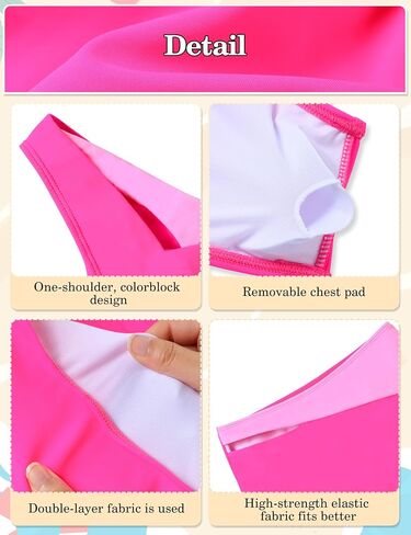 Girls Swimsuit 2 Piece One Shoulder Cutout Girls Bikini Top High Waisted Bottom Bathing Suits for Teen Girls in Saudi Arabia