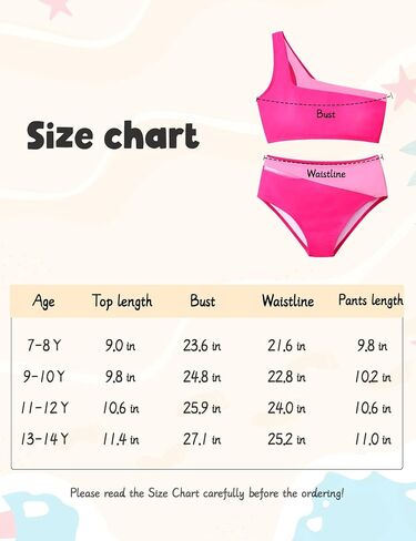 Girls Swimsuit 2 Piece One Shoulder Cutout Girls Bikini Top High Waisted Bottom Bathing Suits for Teen Girls in Saudi Arabia