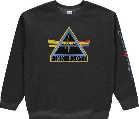 سويت شيرت رجالي من Pink Floyd للحفلات الموسيقية Dark Side of the Moon - سويت شيرت كلاسيكي بياقة دائرية مع تطريز in Kuwait