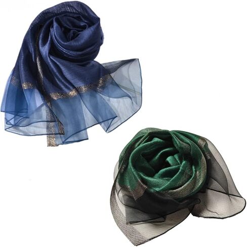 HURESON Womens Lightweight Scarves Silk Wool Scarf for Dresses Shawls Wraps Beach Blanket Shawl for All Year Round in Saudi Arabia