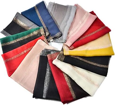 HURESON Womens Lightweight Scarves Silk Wool Scarf for Dresses Shawls Wraps Beach Blanket Shawl for All Year Round in Saudi Arabia