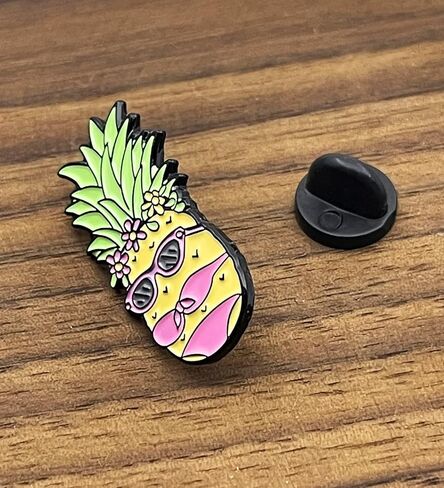 6 Cute Cartoon Fruit Pins for Kids - Enamel Pins for Backpacks Funny Pins for Jackets Enamel Lapel Pin Set for Hat Bookbags in Saudi Arabia
