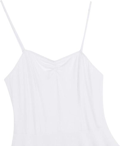 CHICTRY Women's Spaghetti Irregular Ballet Dance Skirt Dress Chiffon Lyrical Swing Party Dress in Saudi Arabia