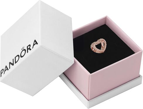 Pandora Jewelry Beaded Heart Rose Charm, With Gift Box in Saudi Arabia