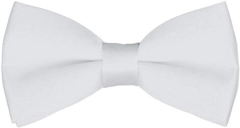 Classic Pre-tied Bow Ties for Men Formal Tuxedo Bow Ties Adjustable Length Solid Color in Saudi Arabia
