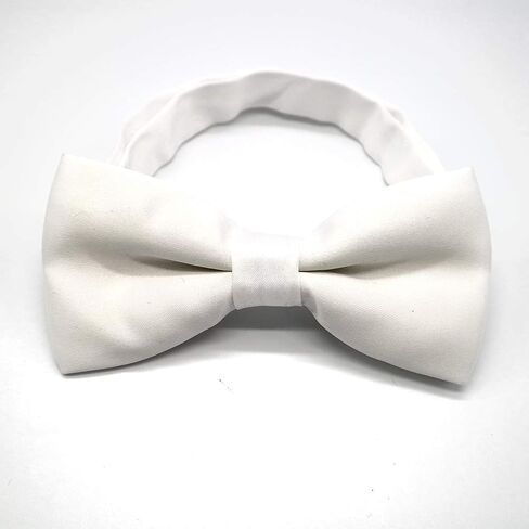 Classic Pre-tied Bow Ties for Men Formal Tuxedo Bow Ties Adjustable Length Solid Color in Saudi Arabia