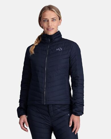 Kari Traa Eva Women's Lightweigh Down Jacket, Water-Resistant Down Sweater, Secure Hand Pockets, Front Zip Design in Kuwait