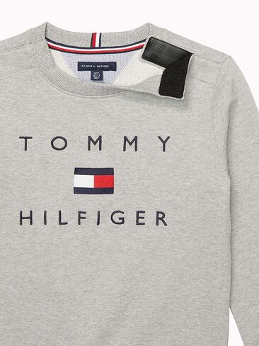 Tommy Hilfiger Boys' Adaptive Sweater with Adjustable Shoulder Closure in Saudi Arabia