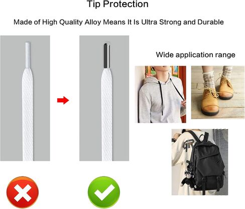 24 Sets Metal Aglets Shoelace Tips with Screws Shoelace Head & Cords End Metal Aglet Replacement Tips for Sneakers Hoodies Bungee Cords Laces 3 Assorted Colors in Saudi Arabia
