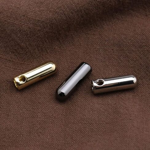 24 Sets Metal Aglets Shoelace Tips with Screws Shoelace Head & Cords End Metal Aglet Replacement Tips for Sneakers Hoodies Bungee Cords Laces 3 Assorted Colors in Saudi Arabia