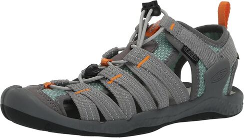 KEEN Women's Drift Creek H2 Closed Toe Water Sandals, Alloy/Granite Green, 7 in Saudi Arabia