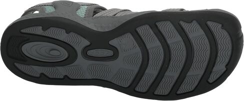KEEN Women's Drift Creek H2 Closed Toe Water Sandals, Alloy/Granite Green, 7 in Saudi Arabia