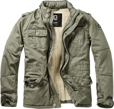 Britannia Winter Jacket - Men's Cotton Winter Coat with Teddy Lining, Hidden Hood, and Stand-Up Collar in Saudi Arabia