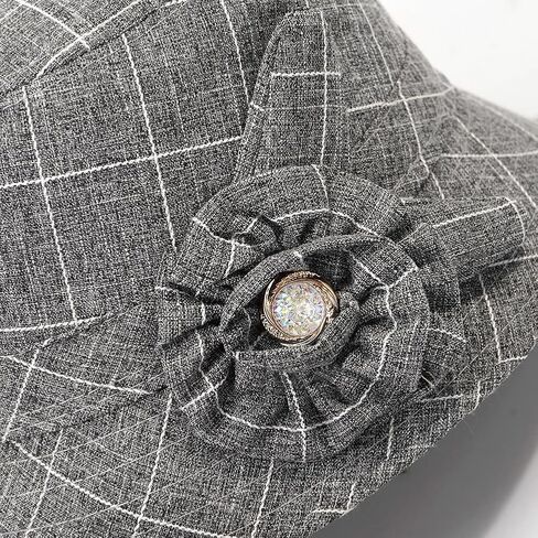 Glamorstar Cloche Hats for Women Vintage Bowler Hat Floral Fedora Bucket Hats in Saudi Arabia