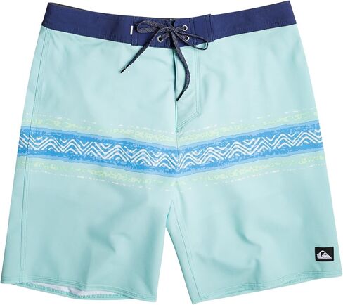 Quiksilver Men's Standard Surfsilk Mesa Strip 19 Boardshort Swim Trunk in Saudi Arabia